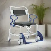 Rebotec Dallas – Wide Bariatric Shower Commode Chair