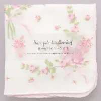 在飛比找蝦皮購物優惠-日本空運 浪漫碎花玫瑰蝴蝶結花束 透氣 方巾 手帕-日本製