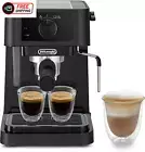 De'Longhi Stilosa Manual Espresso Coffee Machine EC230.BK, Compact Coffee Machin