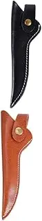 FOYTOKI Leather Hair Scissors Protective Cover Hairdressing Scissor Cover Scissor Protector Barber Shear Bag Easy to Use