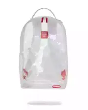 Sprayground Clear As Day - 100% All Clear DLX Backpack New Limited Book Bag