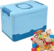 Foldable Storage Bins,Portable Storage Containers Stackable With Lid And Handle - Outdoor Camping Crates, Large Capacity Home Organization Supplies Multi-Functional For Toys Clothes