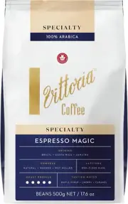Espresso Magic 100% Arabica Specialty Coffee Beans. Dark Roasted with Notes of S