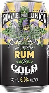 BROOKVALE UNION RUM AND COLA 6% 24 X330ML CANS