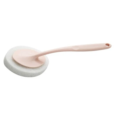 Cleaning Sponge and Scouring Pad Dish Scrubber Brush with Handle