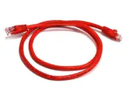 8Ware 1m Cat6a UTP Snagless Ethernet Cable LAN RJ45 Network Connector Cord Red