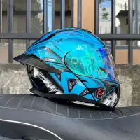 在飛比找蝦皮購物優惠-ORZ摩托車頭盔 雙鏡大尾翼頭盔 電動車頭盔 透氣頭盔 復古