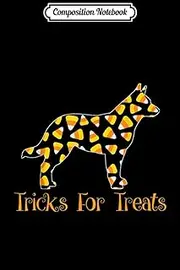 Composition Notebook: Australian Cattle Dog Halloween Candy Corn Gifts Journal/Notebook Blank Lined Ruled 6x9 100 Pages