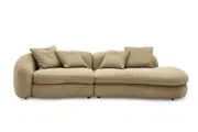 Fable Leather Side Chaise Sofa