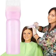 Hair Dye Comb Bottle – Hair Coloring Applicator With Scale, Reusable Color Comb For Even Application, Portable Bottle For Long, Salon Or Home Use, Easy Squeeze Design