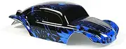 Custom Body Muddy Blue Over Black Compatible for 1/10 Slash 4x4 VXL 2WD Slayer RC Car or Truck (Truck not Included) SSB-BB-01