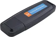 xioaue Portable Rechargeable U-Disk USB Digital Audio Voice Recorder Mini Dictaphone Activated Recorder -Black
