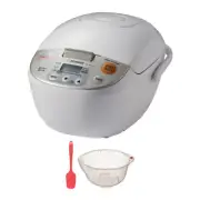 Zojirushi NL-AAC10 Micom Rice Cooker and Warmer with Rice Washing Bowl Bundle