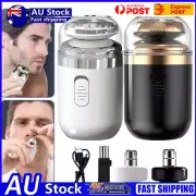 Portable 2in1 Mini Capsule Shaver Washable Electric Beard Razor Electric Shaver