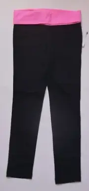 IDEOLOGY GIRLS ACTIVEWEAR BLACK STRETCH LEGGINGS SIZE MEDIUM 10 12 NEW