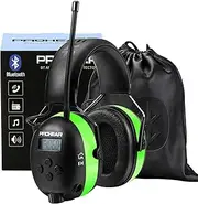 (Upgraded) PROHEAR 033 Bluetooth 5.0 Headphones with FM/AM Radio, with Rechargeable 2000 mAH Battery for Mowing Lawn Work