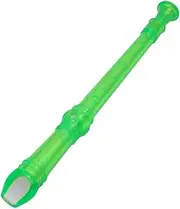 ERINGOGO 8 Transparent Soprano Recorder Flute Abs Music Instrument for Beginners Design for Accurate Tones for Music Students and Enthusiasts Green