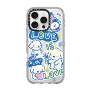 iPhone 16 Pro Clear Case MagSafe Compatible love is love