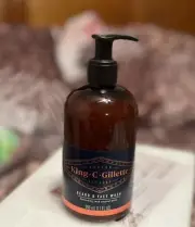 King C. Gillette Men’s Beard and Face Wash with Coconut Water 11 Oz New