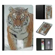 PASSPORT ITINERARY ORGANIZER|MAJESTIC TIGER IN THE SNOW