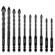 10Pcs Drill Bit Set and Concrete Drill Bit Set