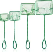 Aquarium Fish Net Fine Quick Catch Mesh Nylon Fishing Catch Nets with Plastic Ha