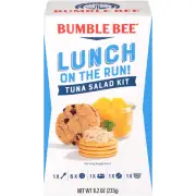 Bumble Bee Lunch on the Run Tuna Salad with Crackers Kit, 8.2 Oz Pack of 4