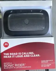 Motorola Sonic Rider Bluetooth Wireless Hands Free In-Car Speakerphone TX550