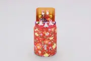 Ryukodo - Random Colors and Patterns - Washi Craft - Mini Rabbit Two-Tier Doll