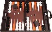 48cm Premium Backgammon Set - Dark Brown Board