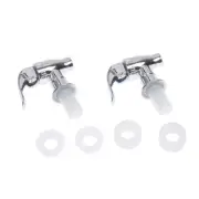 2pcs Wine Bottle Faucet Jar Wine Barrel Water Tank Faucet With Filter BibcocB CR