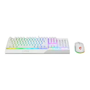 MSI微星 VIGOR GK30 COMBO WHITE 電競鍵盤滑鼠組
