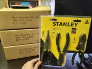 Stanley 84-114 3 Piece Basic Plier Set (Long Nose, Slip Joint, Diagonal)