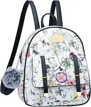 [KKXIU] Women Small Backpack Purse Convertible Leather Mini Daypacks Crossbody Shoulder Bag For Ladies