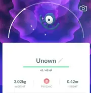 ✨Shiny Unown U✨-Pokemon Go - Registered Or Ultra