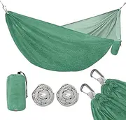 Vintage Green 330lb Capacity Camping Hammocks Hanging Hammock for Camping Travel Accessories jamaca para Patio