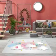 3D Cartoon Cloud ZHUA1517 Game Non Slip Rug Mat Photo Carpet Zoe