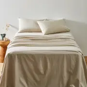 MyHouse Flannelette Sheet Set - Mink - King Single