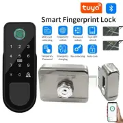 Bluetooth Door Lock Keyless Entry Fingerprint App Key IC Card Gateway Unlock