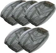 5 PCS Head Net Mosquito Insect Protection for Outdoor Activities Lightweight and Comfortable Face Neck Bug Netting for Fishing Hiking and Camping