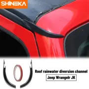 2Pcs Water Rain Gutter Extension For Jeep Wrangler JK JKU 2007-2018 Accessories