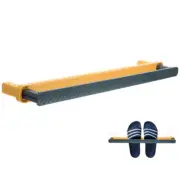 Wall-mounted Telescopic Shoe Rack Slippers Towel Shelf Bathroom Organizer