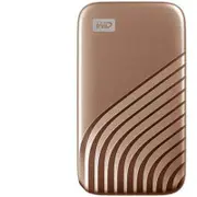 WD My Passport 500GB USB-C Portable SSD - Gold