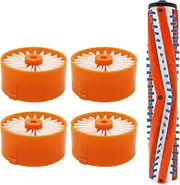 Vacuum Filters Compatible for Black+Decker Bsv2020G Wireless Vacuum Cleaner, Vacuum Cleaner Main Brush and Filter. (Color : AS Shown)