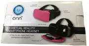 ONN VIRTUAL REALITY SMART PHONE PINK HEADSET NEW