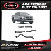Redback 3" DPF Back Exhaust No Muffler for Ford Ranger PX PX3 2.0L 07/18-05/22 (for: Ford)