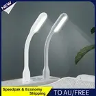 AU USB LED Light Flexible Mini USB Light for Power Bank Laptop Notebook (White)
