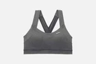 NEW! Brooks UPLIFT Crossback Moving Comfort Bra Heather Asphalt X-Small 30CD-32C