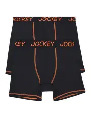 [Jockey] Performance Active Midway Micro Trunk 2 Pack in Black