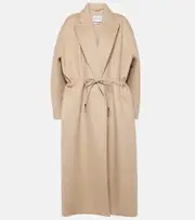 [Max Mara] Max Mara Bertone oversized cashmere coat UK 14 neutrals